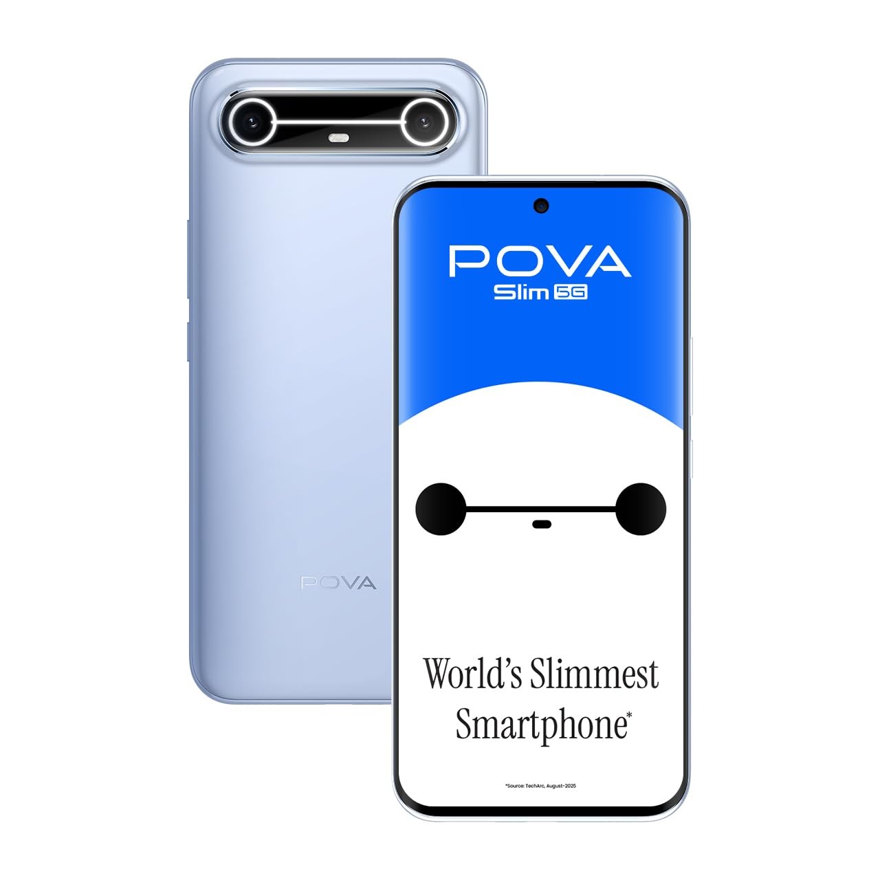 Pova Slim 5G (Sky Blue, 8GB+128GB)