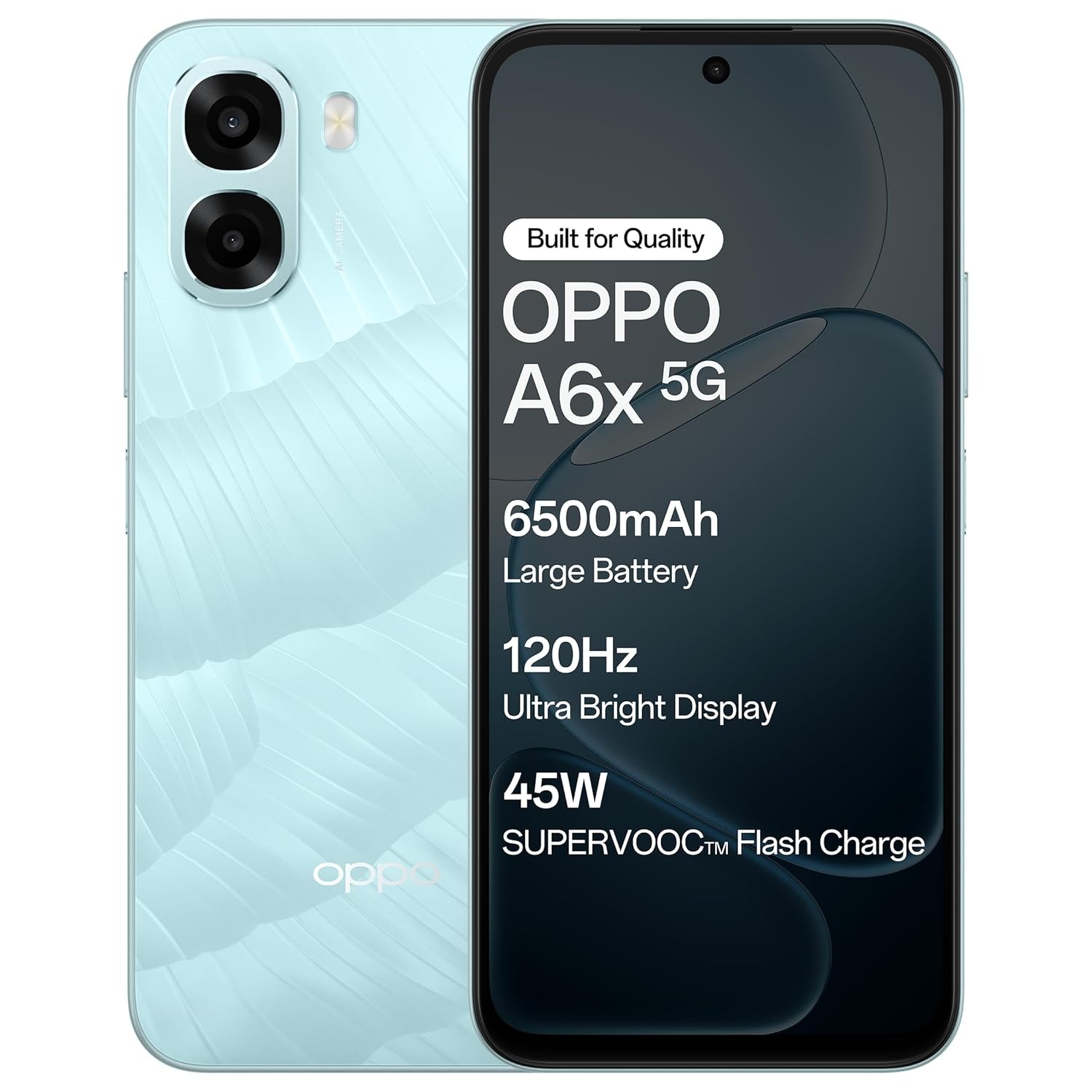 Oppo A6X 5G (Ice Blue, 4GB RAM, 64GB Storage)