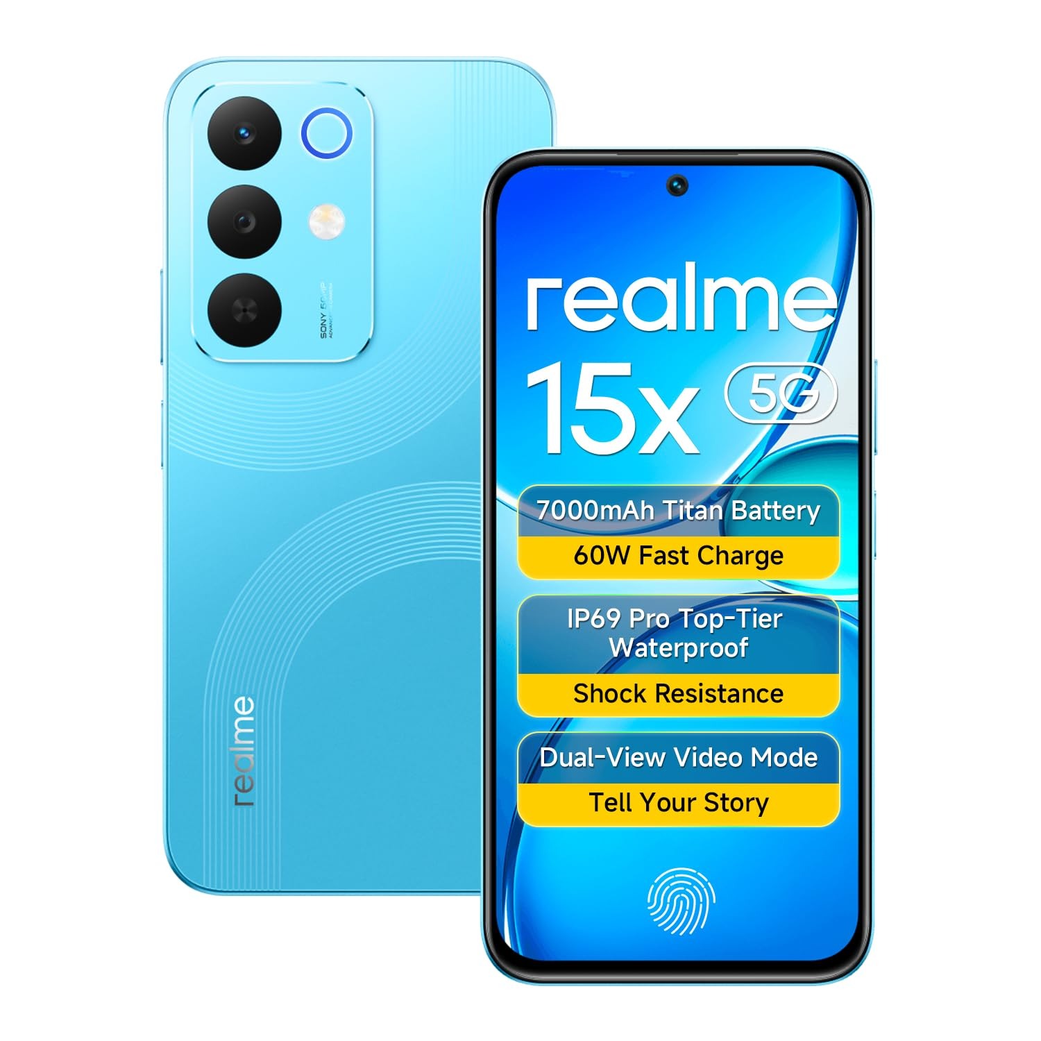 realme 15X 5G Smartphone 8GB RAM 128GB ROM